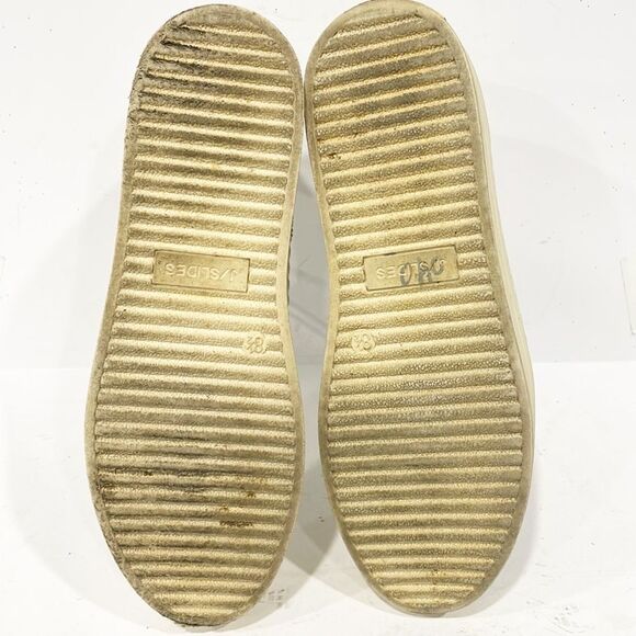 J/Slides Hilo Knit Slip On Platform‎ Sneakers Women’s Sz 8.5 Beige - Picture 8 of 13